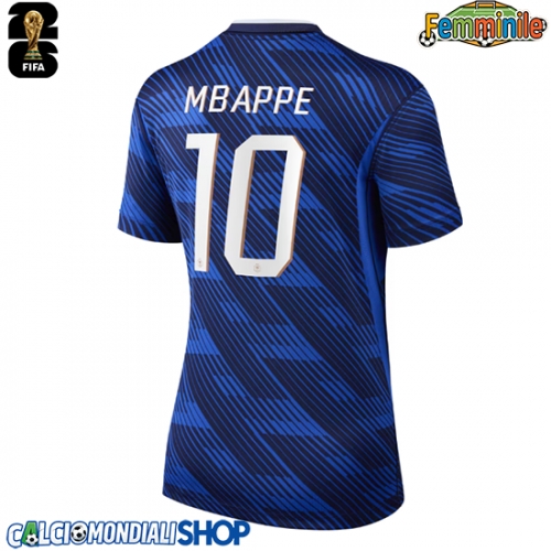 Maglie da calcio Francia Kylian Mbappe #10 Prima Maglia Femminile Mondiali 2026  Manica Corta